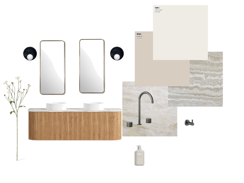 BATH 1 Interior Design Mood Board by emiarch