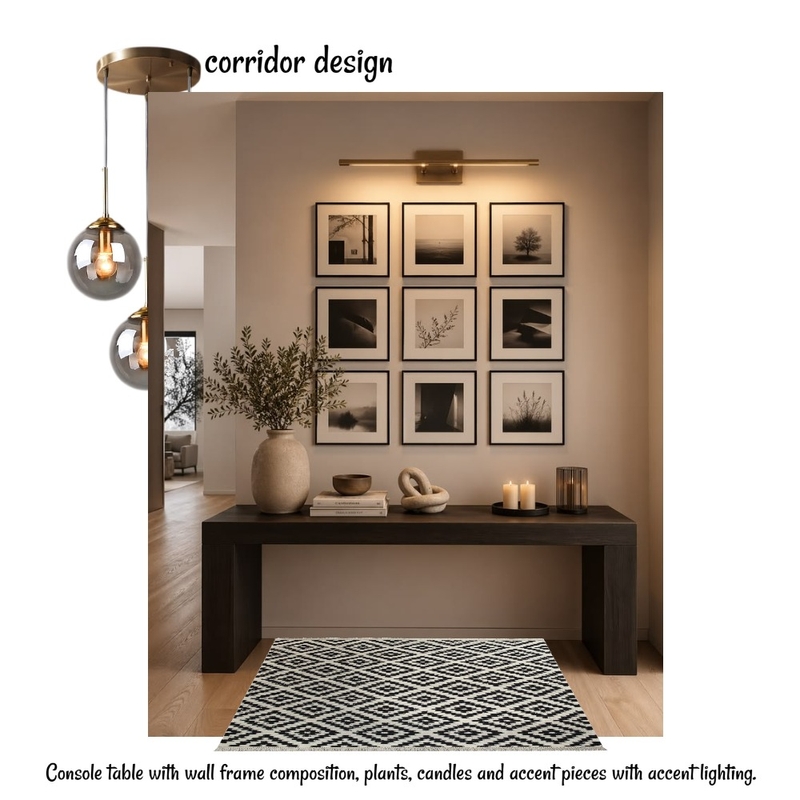 corridor Interior Design Mood Board by praisedaphne@gmail.com