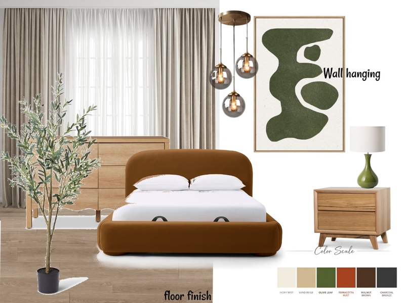 Bedroom 2 Interior Design Mood Board by praisedaphne@gmail.com