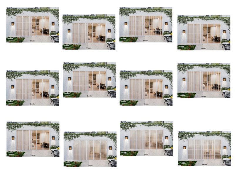 White Framed Bifold Doors Mood Board by Steela on Style Sourcebook
