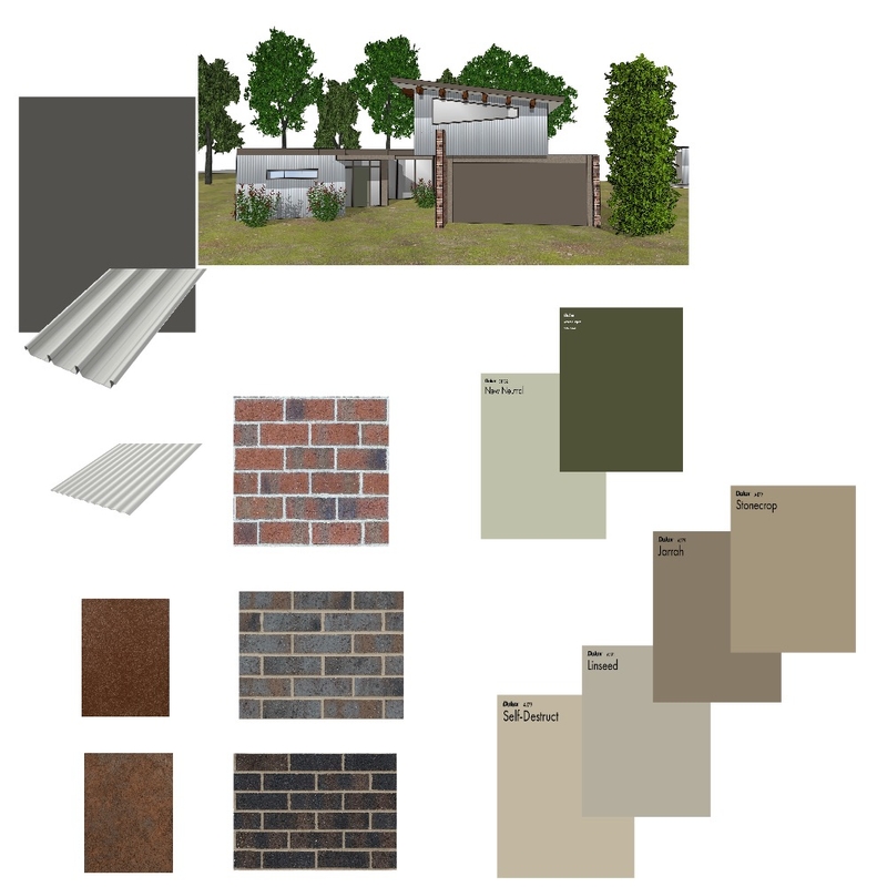 Ash Court Exterior Interior Design Mood Board by Home By Jacinta