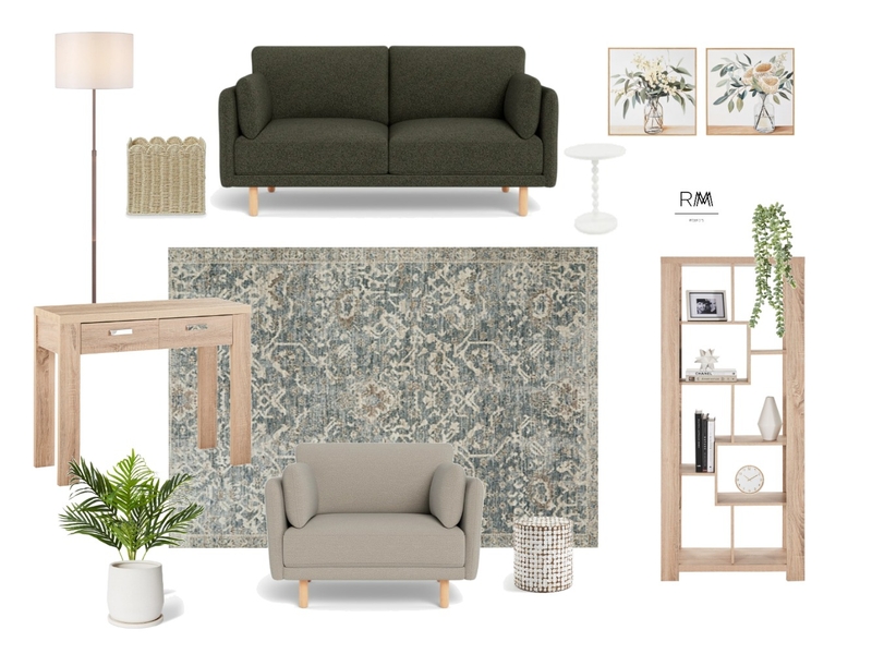Therapy Office Interior Design Mood Board by RMM Interiors