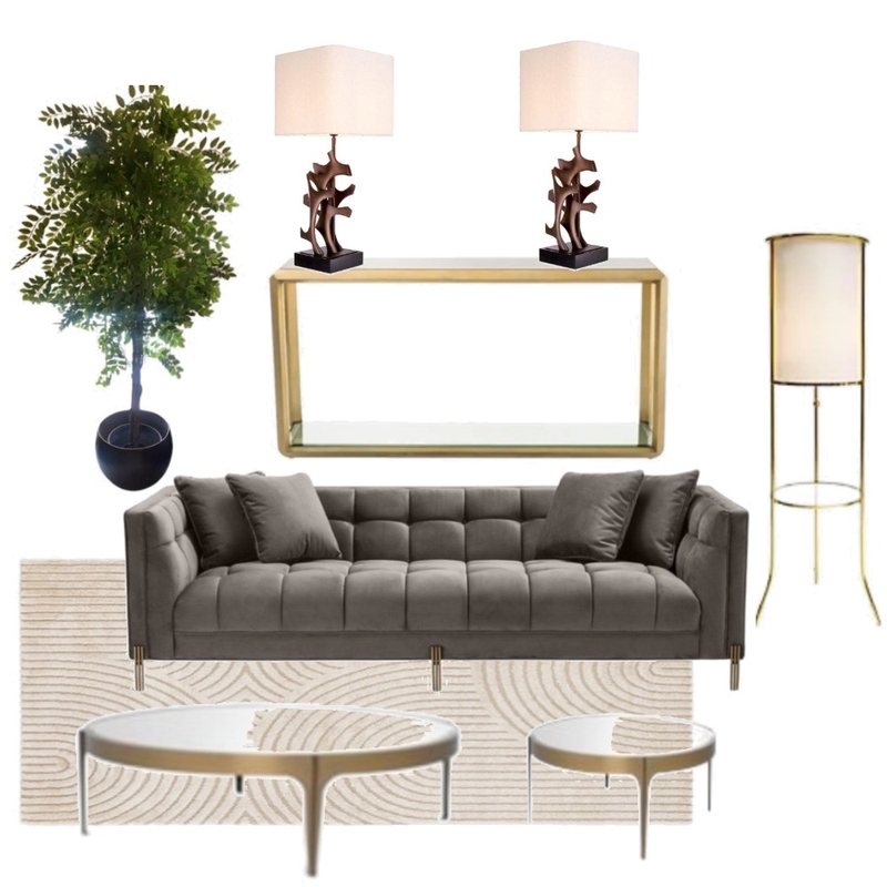 Mr. Lulu Living Room Interior Design Mood Board by Uodogwu@yahoo.com
