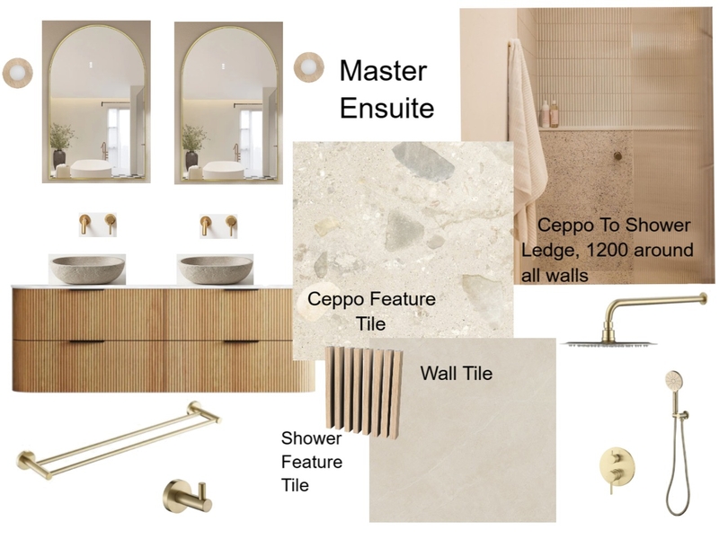Mary & Sean's Ensuite Mood Board by staged design on Style Sourcebook