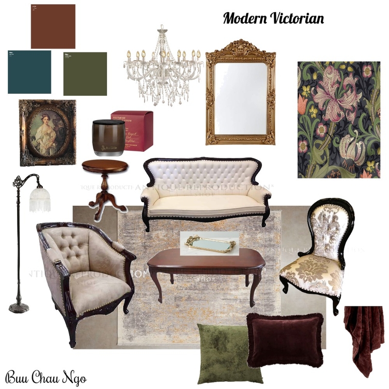 Sample board Interior Design Mood Board by Ngo