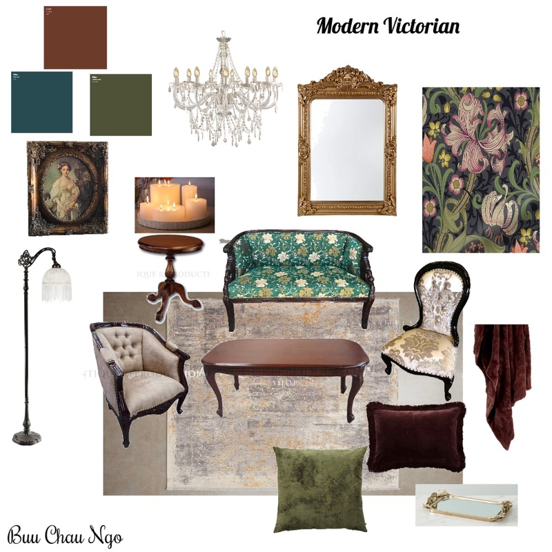 Sample board Interior Design Mood Board by Ngo
