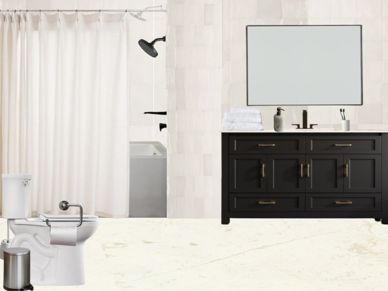ISUmoodboard bathroom Interior Design Mood Board by loco