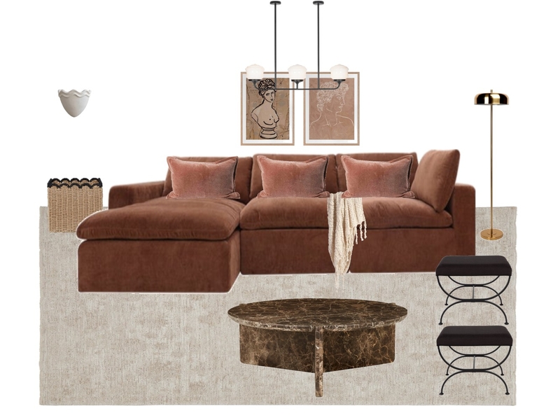 Living Room - Organic Modern Mood Board by Duni on Style Sourcebook