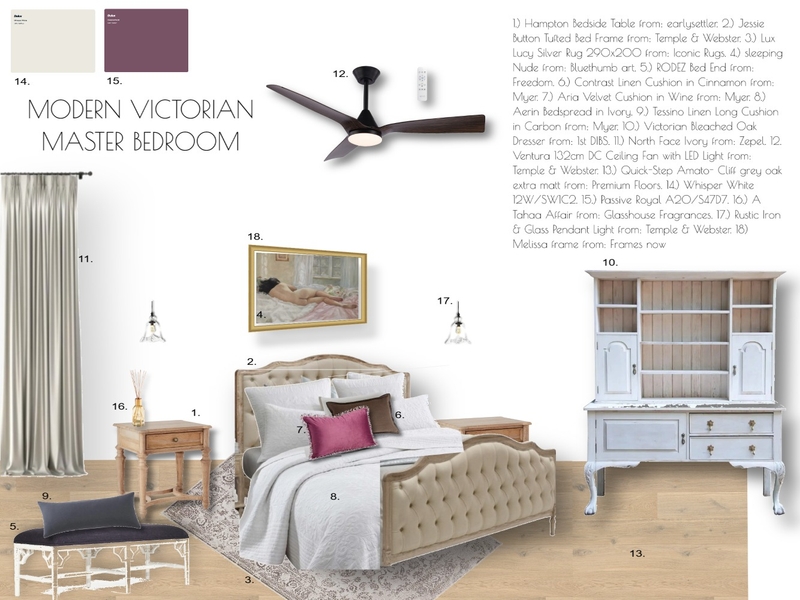 PROJECT 1 MASTER Interior Design Mood Board by adriatadicvulin