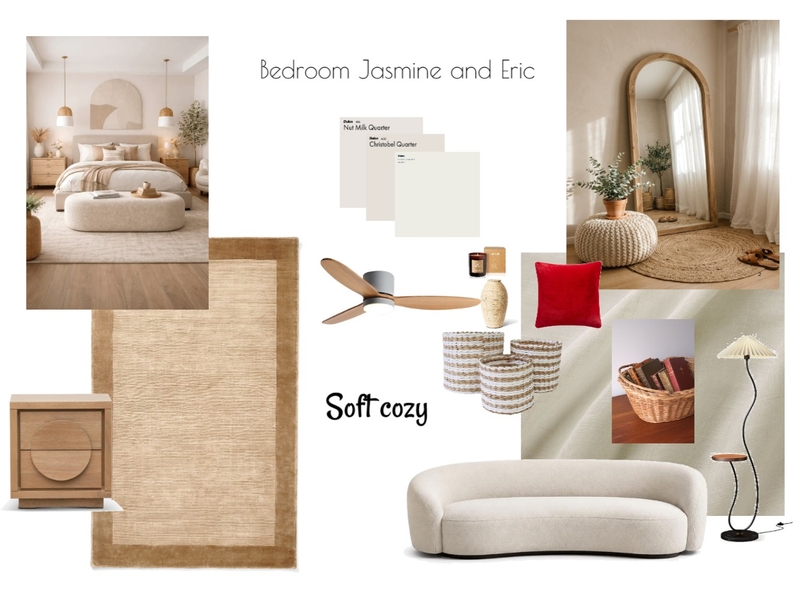 Tung Master Bedroom Interior Design Mood Board by SCG