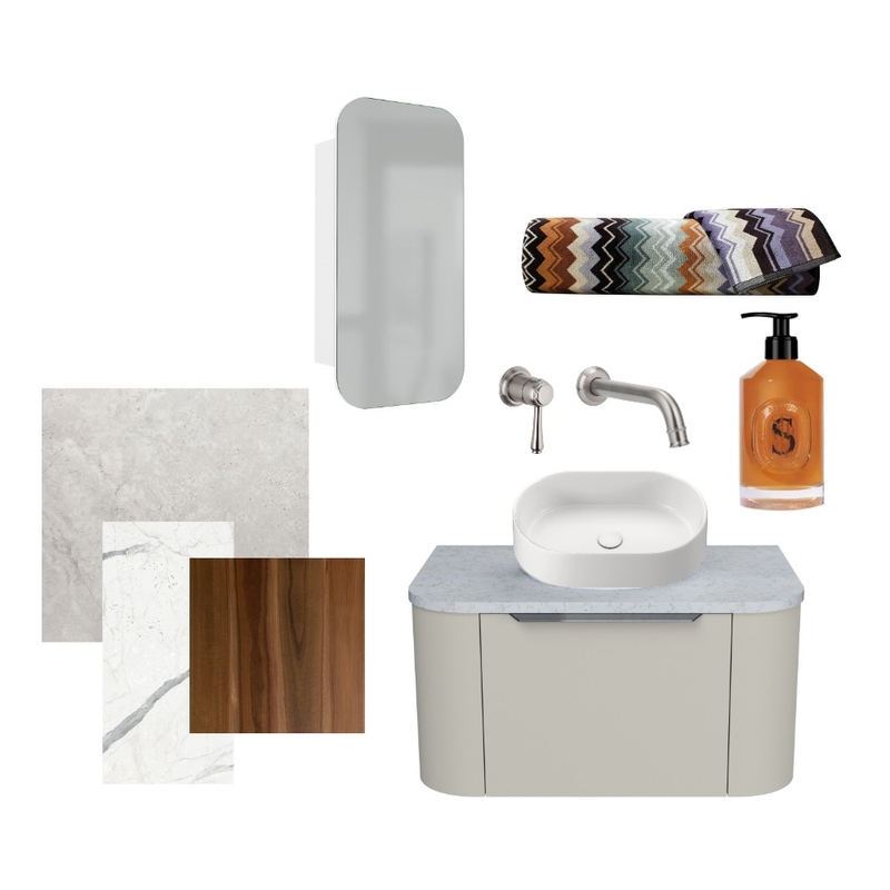 Bathroom Interior Design Mood Board by TCollica