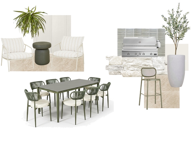 Outdoor Digital Mood Board Interior Design Mood Board by Katiek8