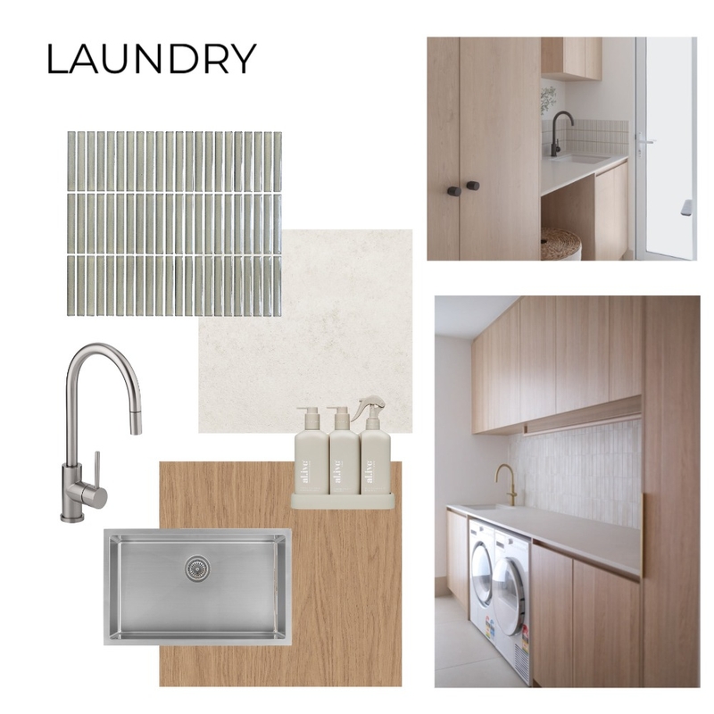 SHIRE COURT - LAUNDRY Interior Design Mood Board by annie@bkldesignbuild.com.au