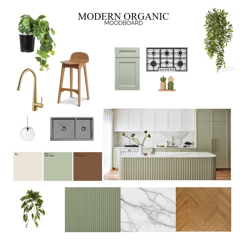 Organic Kitchen Interior Design Mood Board by JKC Organic Kitchen Interior Design Mood Board by JKC