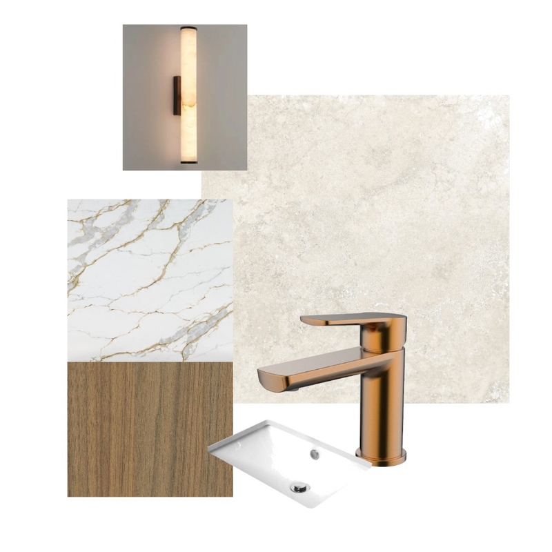Girls Bathroom Interior Design Mood Board by JodyCarius
