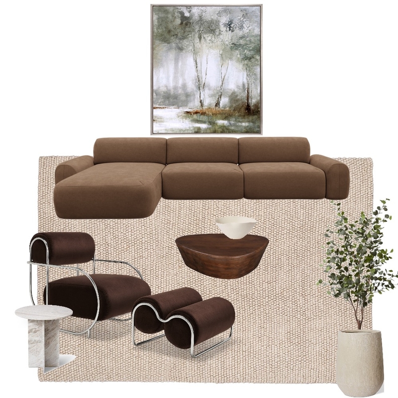 Australian Living space - Robin Boyd Inspired Interior Design Mood Board by Courtney Hazbic Interiors