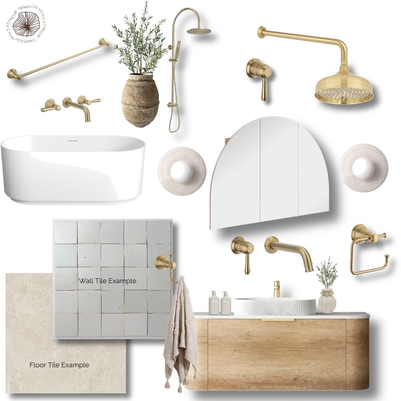 Courtney Main Bathroom Mood Board by Michelle Canny Interiors on Style Sourcebook