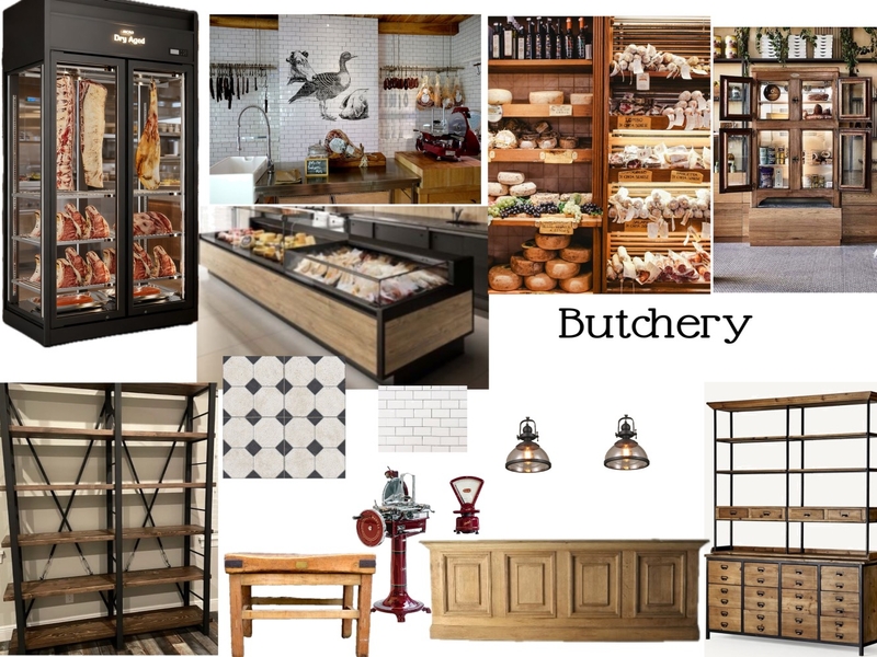 Butchery Interior Design Mood Board by otjiwa@gmail.com