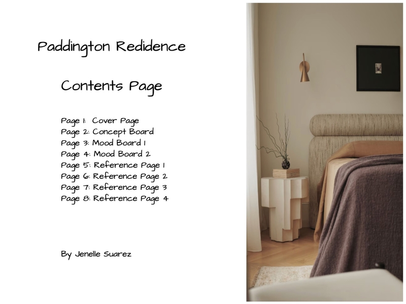 Content Page Interior Design Mood Board by by Jenelle Suarez