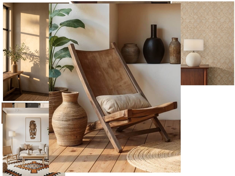 Contemporary African Living Mood Board by Pineconedream on Style Sourcebook