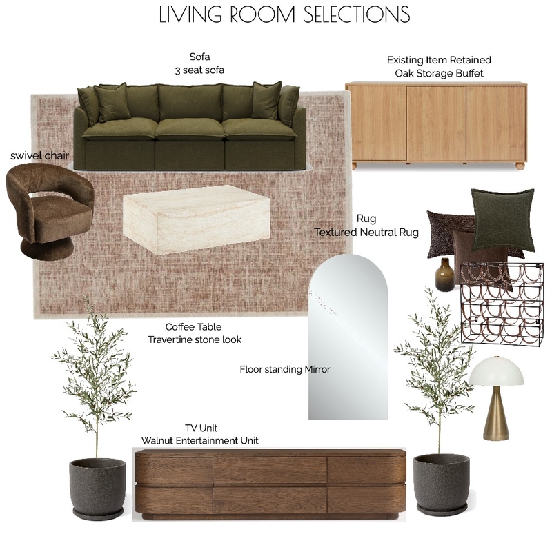 NICK LIVING ROOM Interior Design Mood Board by HOUSE OF MAY DESIGNS NICK LIVING ROOM Interior Design Mood Board by HOUSE OF MAY DESIGNS