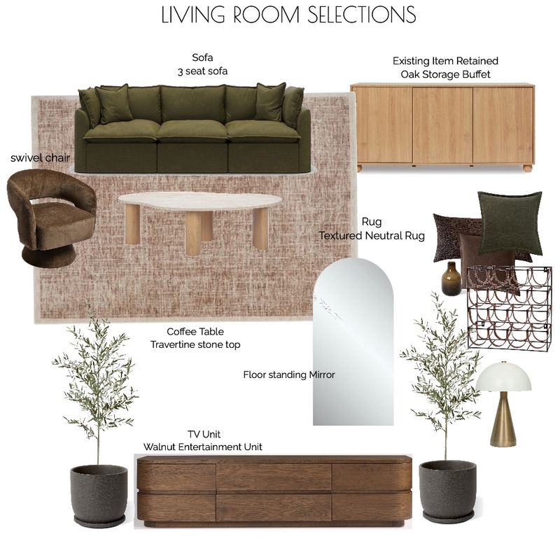 NICK LIVING ROOM Interior Design Mood Board by HOUSE OF MAY DESIGNS NICK LIVING ROOM Interior Design Mood Board by HOUSE OF MAY DESIGNS