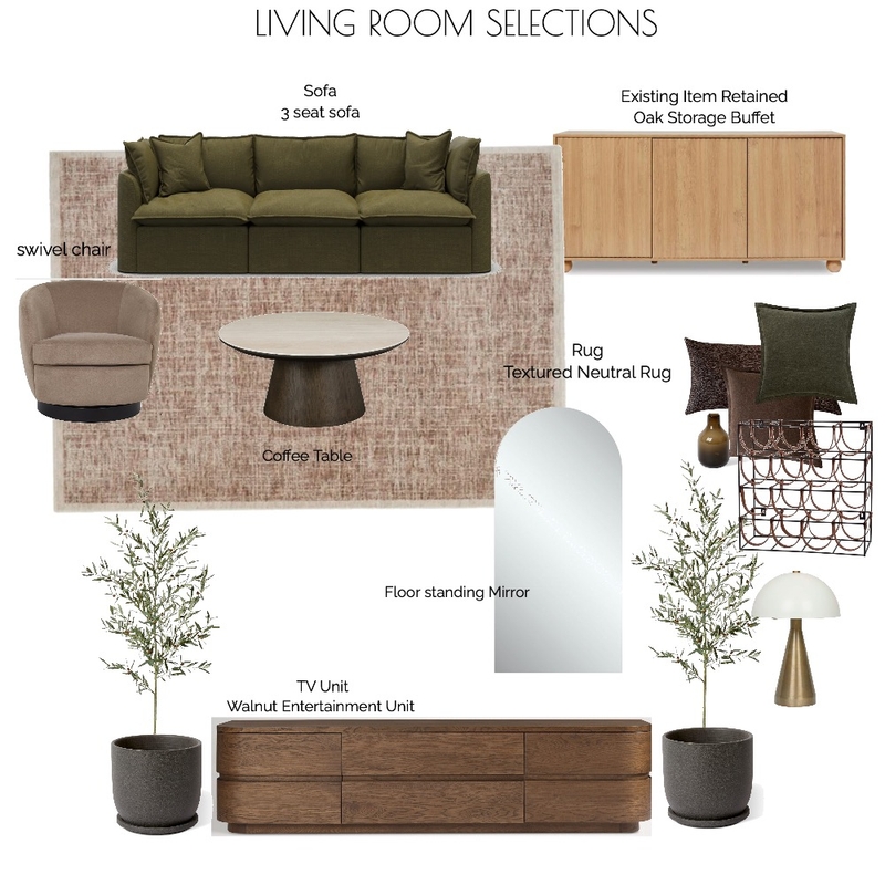 NICK LIVING ROOM Interior Design Mood Board by HOUSE OF MAY DESIGNS NICK LIVING ROOM Interior Design Mood Board by HOUSE OF MAY DESIGNS