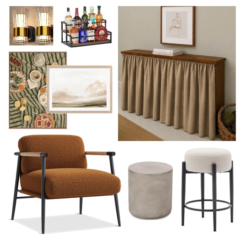 Speak Easy Interior Design Mood Board by Sabatino