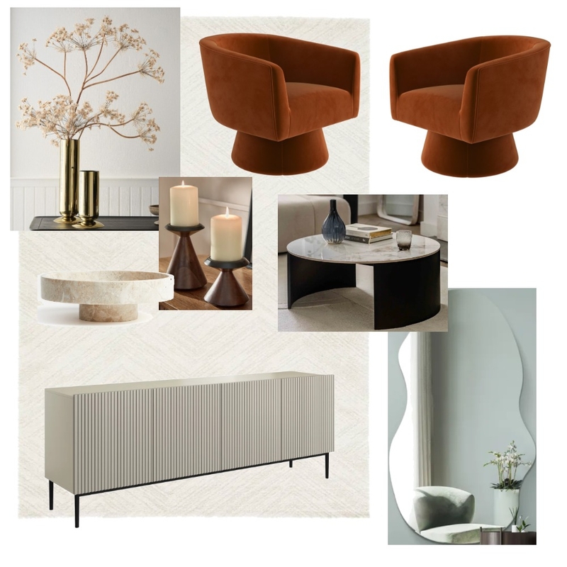 Chelsea Water 3 living room side area wood Interior Design Mood Board by Lovenana