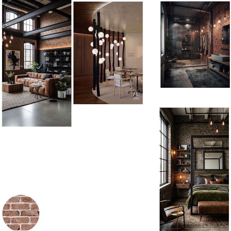 Urban chic Interior Design Mood Board by Chiiey