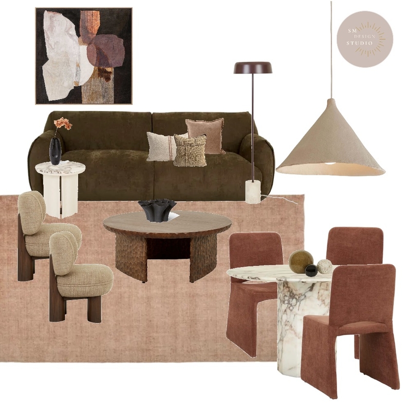 Monday Mood Earthy Mood Board by Samantha Michelle Design Studio on Style Sourcebook