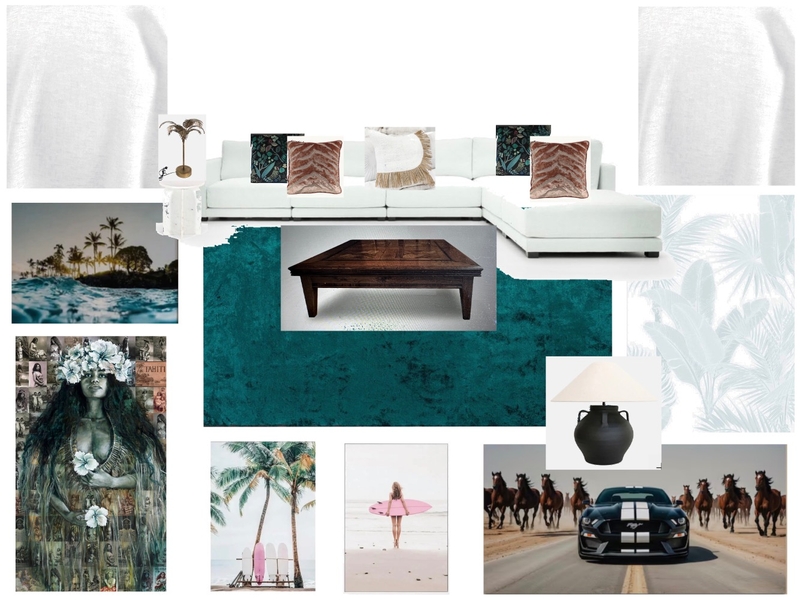 Pacific Luxe Lounge 2 Interior Design Mood Board by Erina