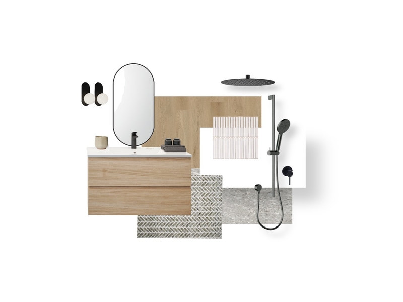 Minimal Bathroom Mood Board by Selection Studio & Co on Style Sourcebook
