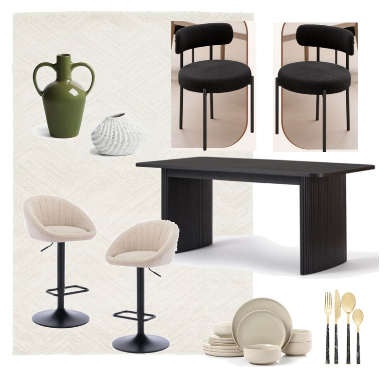 Chelsea Water 3 bed dining room wood 2 Interior Design Mood Board by Lovenana