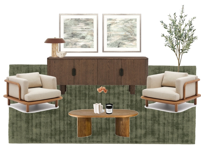 Australian-inspired Living room Interior Design Mood Board by Studio MOOJ Australian-inspired Living room Interior Design Mood Board by Studio MOOJ