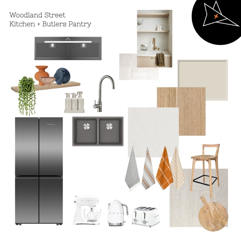 Woodland Kitchen + Butlers Pantry V2 Interior Design Mood Board by Fox + Ko Woodland Kitchen + Butlers Pantry V2 Interior Design Mood Board by Fox + Ko
