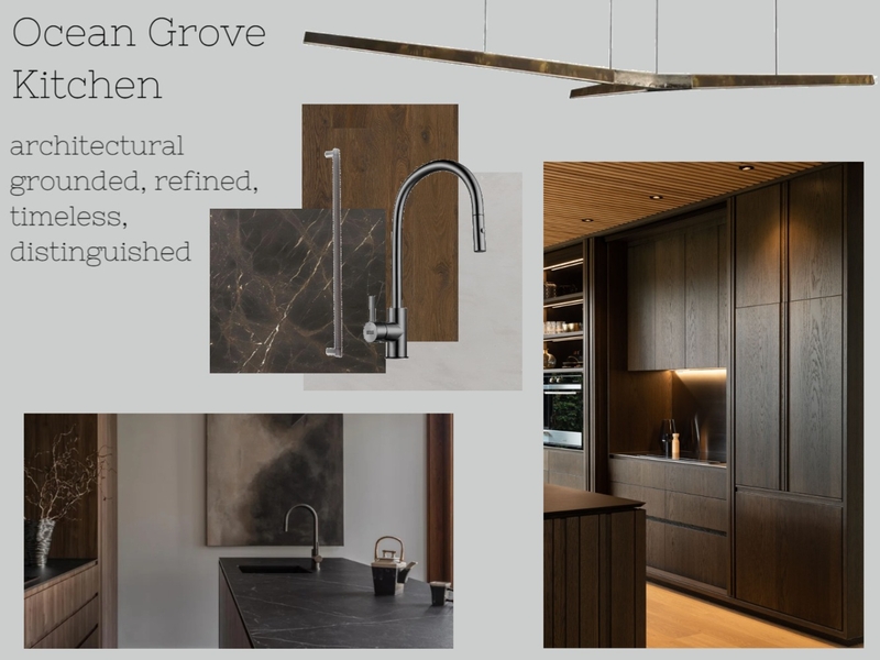 Ocean Grove Kitchen Interior Design Mood Board by JoannaLee