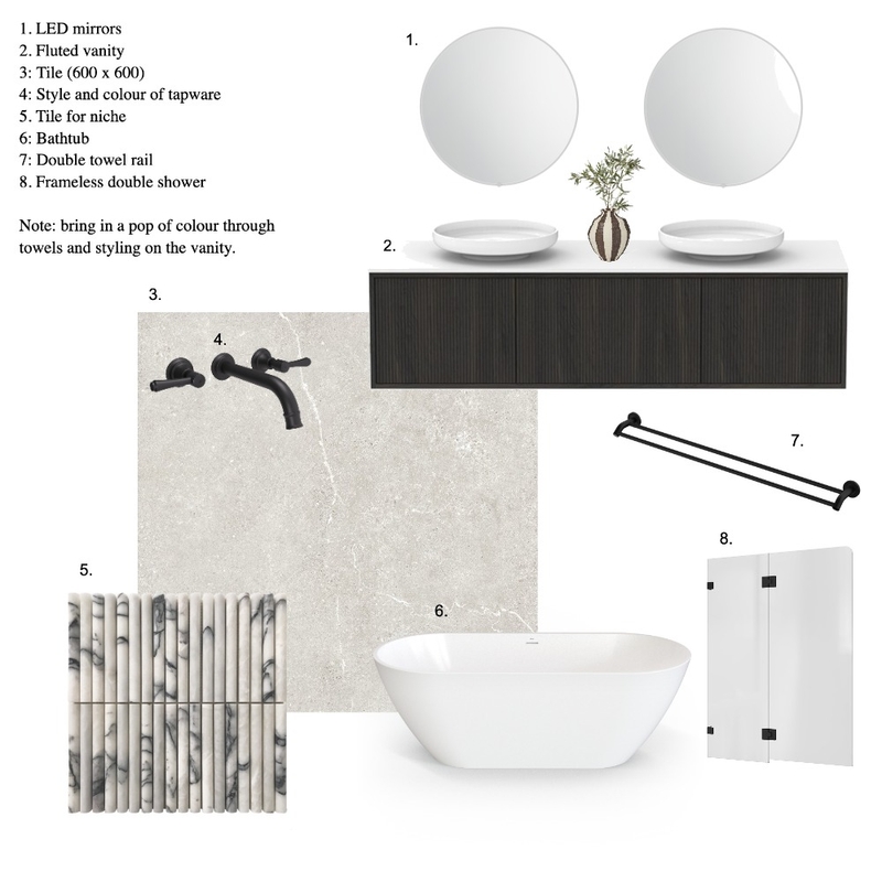 Paneez Master bathroom Mood Board by Chantelborg1314 on Style Sourcebook