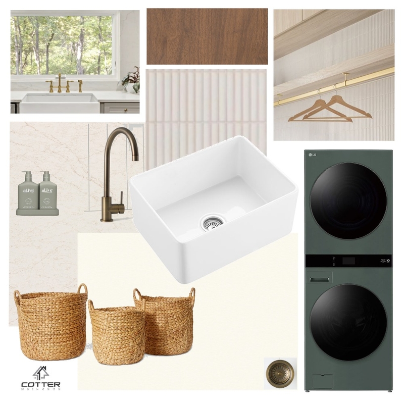 Everleigh - Laundry Interior Design Mood Board by Cotter Builders