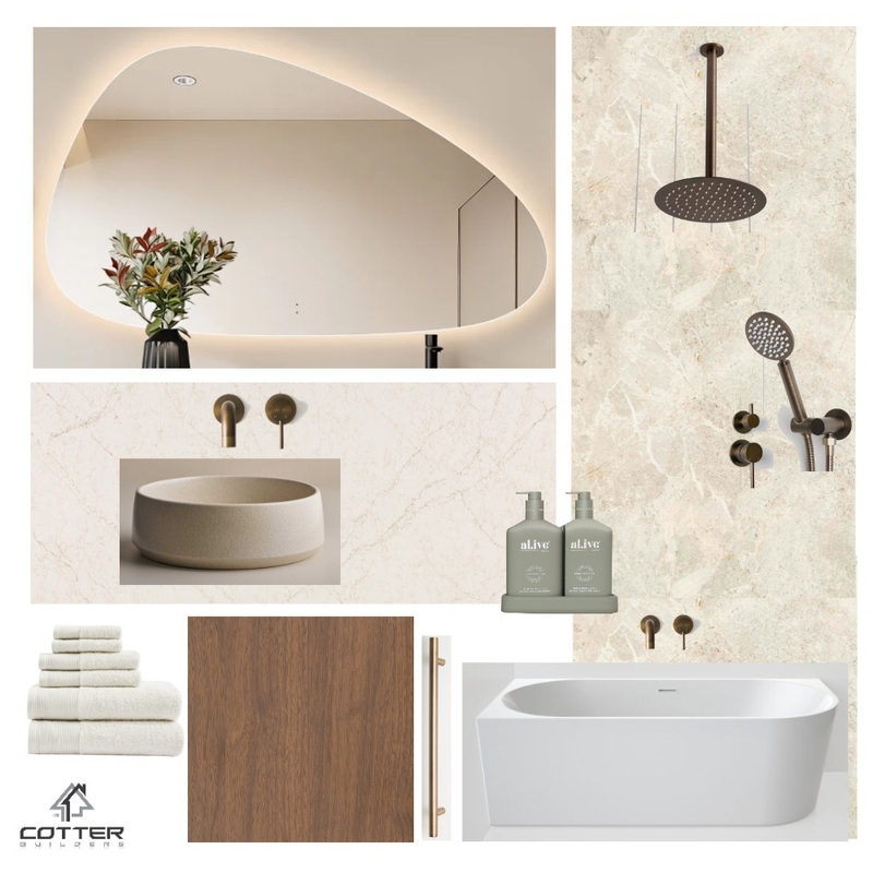 Everleigh - Ensuite Mood Board by Cotter Builders on Style Sourcebook