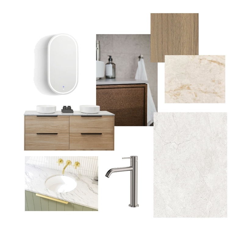 Bathroom 1 - Neutral Modern Mood Board by initialconcepts on Style Sourcebook