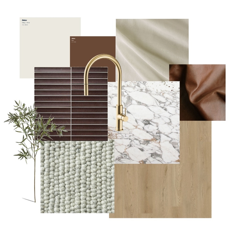 Warm toned contemporary Materials board Interior Design Mood Board by A.M. Interior Styling Warm toned contemporary Materials board Interior Design Mood Board by A.M. Interior Styling