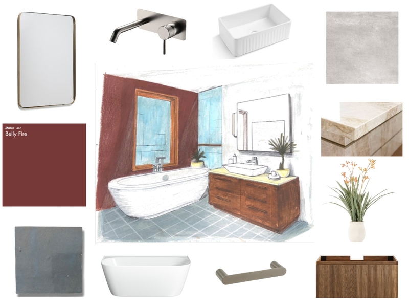 Bathroom finishes Interior Design Mood Board by Bhutchings26@icloud.com
