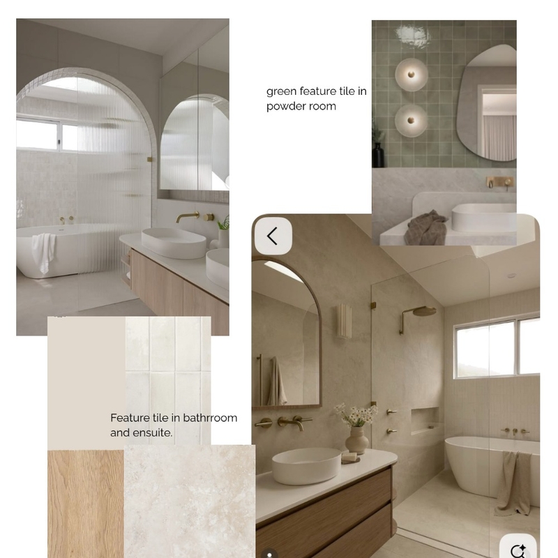 Bathroom North St Interior Design Mood Board by Myli