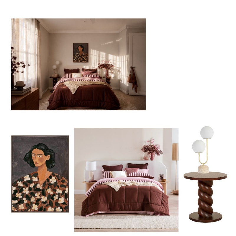 bedroom 2 Interior Design Mood Board by casa linda