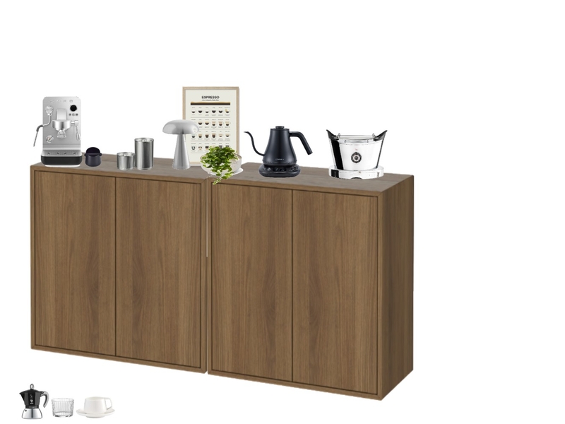 coffee station option 2 ikea eket Interior Design Mood Board by Sonya Ditto
