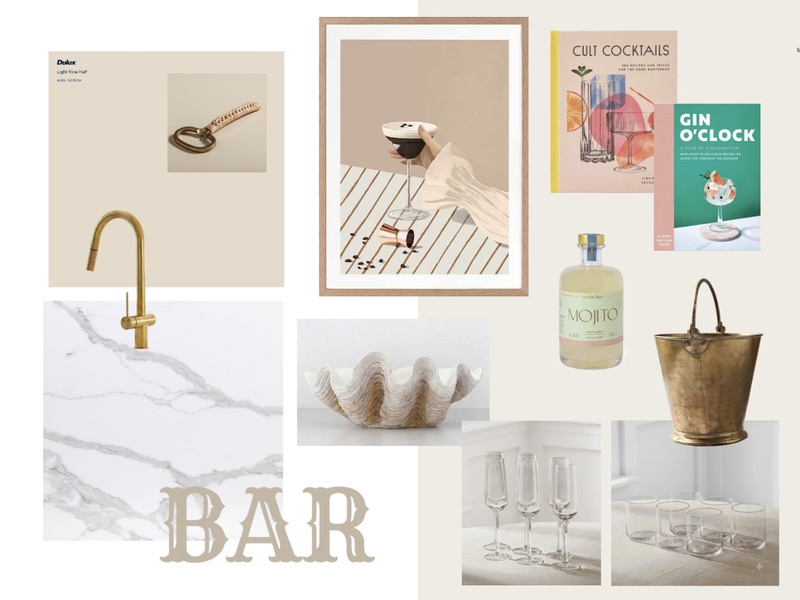 Bar Interior Design Mood Board by olive+pine