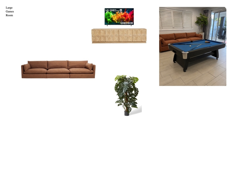 Downstairs Living Room Interior Design Mood Board by IIDR Interior Design