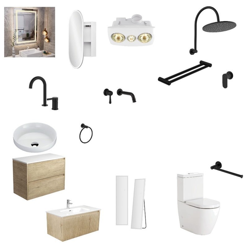 Bathroom Scandi Interior Design Mood Board by KarenQuinn Bathroom Scandi Interior Design Mood Board by KarenQuinn