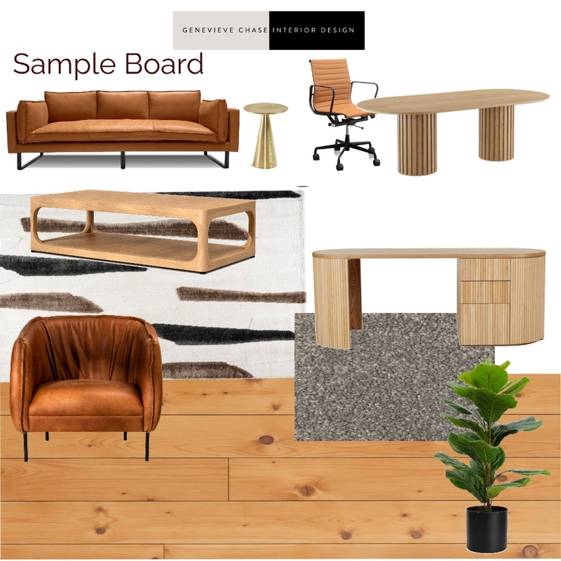 Project DM Sample Board Interior Design Mood Board by Genevieve Chase Interior Design
